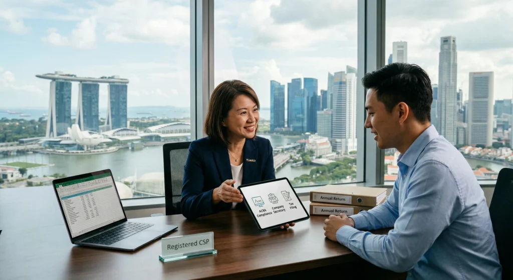 what does a corporate service provider do in singapore